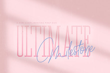 Ultimate Milestone Font Duo