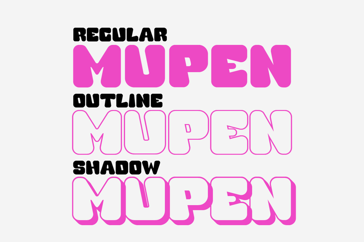 Mupen – Neubrutalism Bold, a Sans Serif Font by Typebae (Photo 2 of 7)