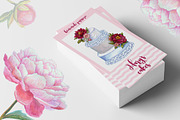 Watercolor wedding cakes, a Decorative Illustration by El Design (Thumbnail 1 of 2)