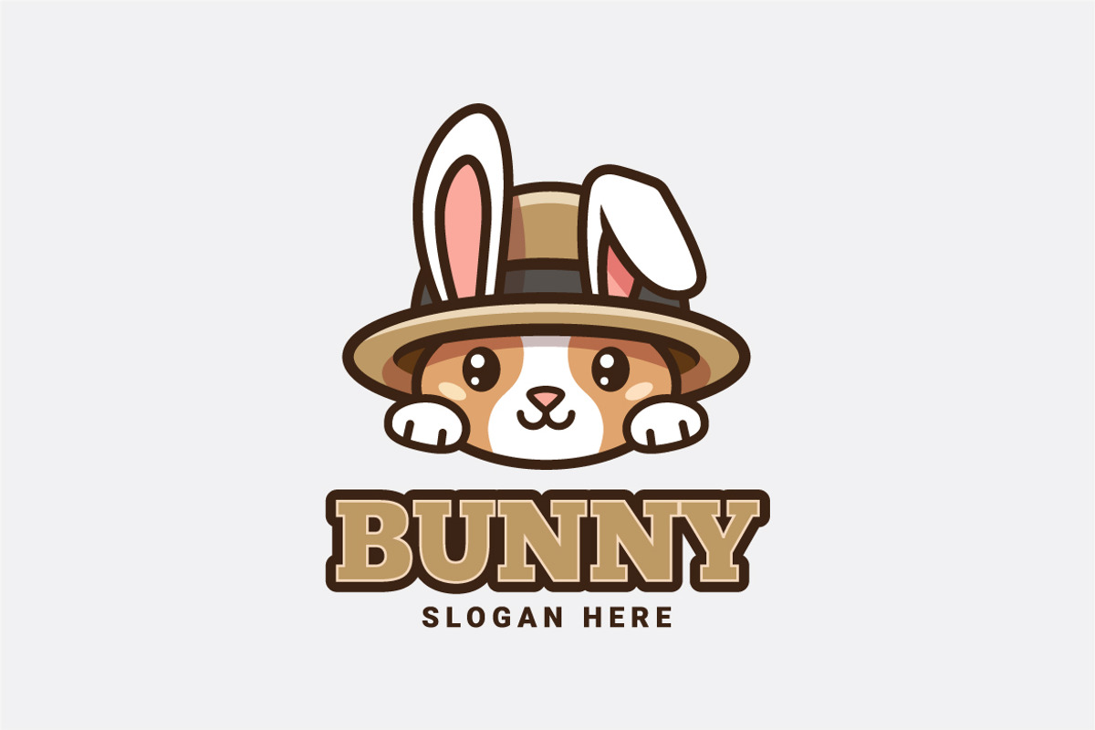 Cute Bunny Logo, a Branding & Logo Template by shazi (Photo 1 of 3)