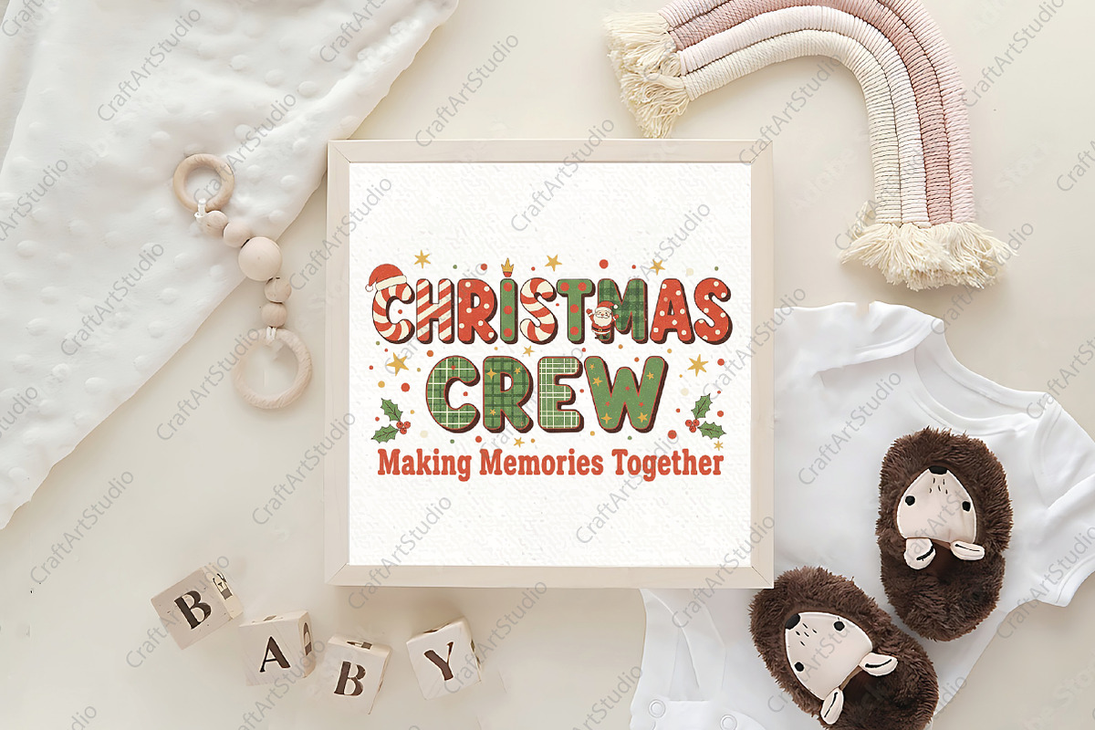 Christmas Crew Matching Family Xmas, an Illustration by CraftArtStudio (Photo 4 of 4)