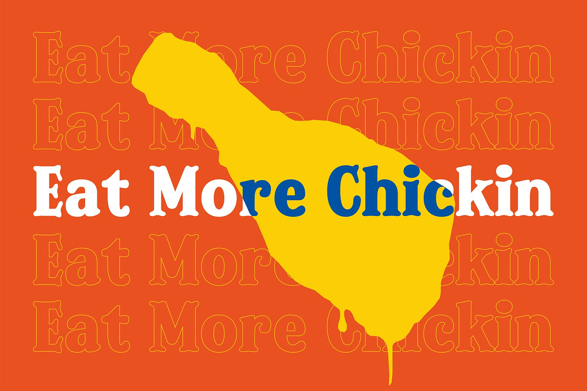 Sweet Chickin - Serif Display Font, a Serif Font by Studio Moara (Photo 6 of 8)