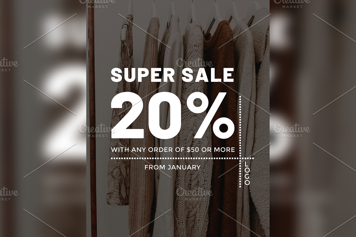 Sale Marketing Poster Design 59, a Social Media Template by shahsoft (Photo 2 of 2)