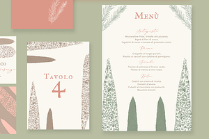 Wedding Stationery Set Cipressi