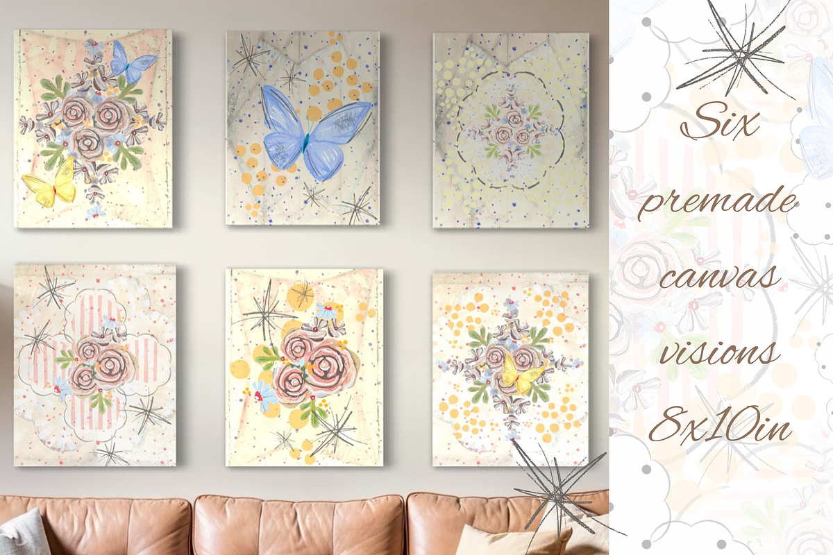 Butterflies and florals - nostalgia, an Object Graphic by Grandma's Lore (Photo 3 of 11)