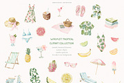 Whimsy Tropical Clipart Collection, an Animal Illustration by PeDe Designs (Thumbnail 7 of 11)