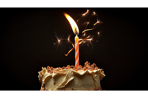 extinguishing birthday candle dark, a Background Photo by pikepicture