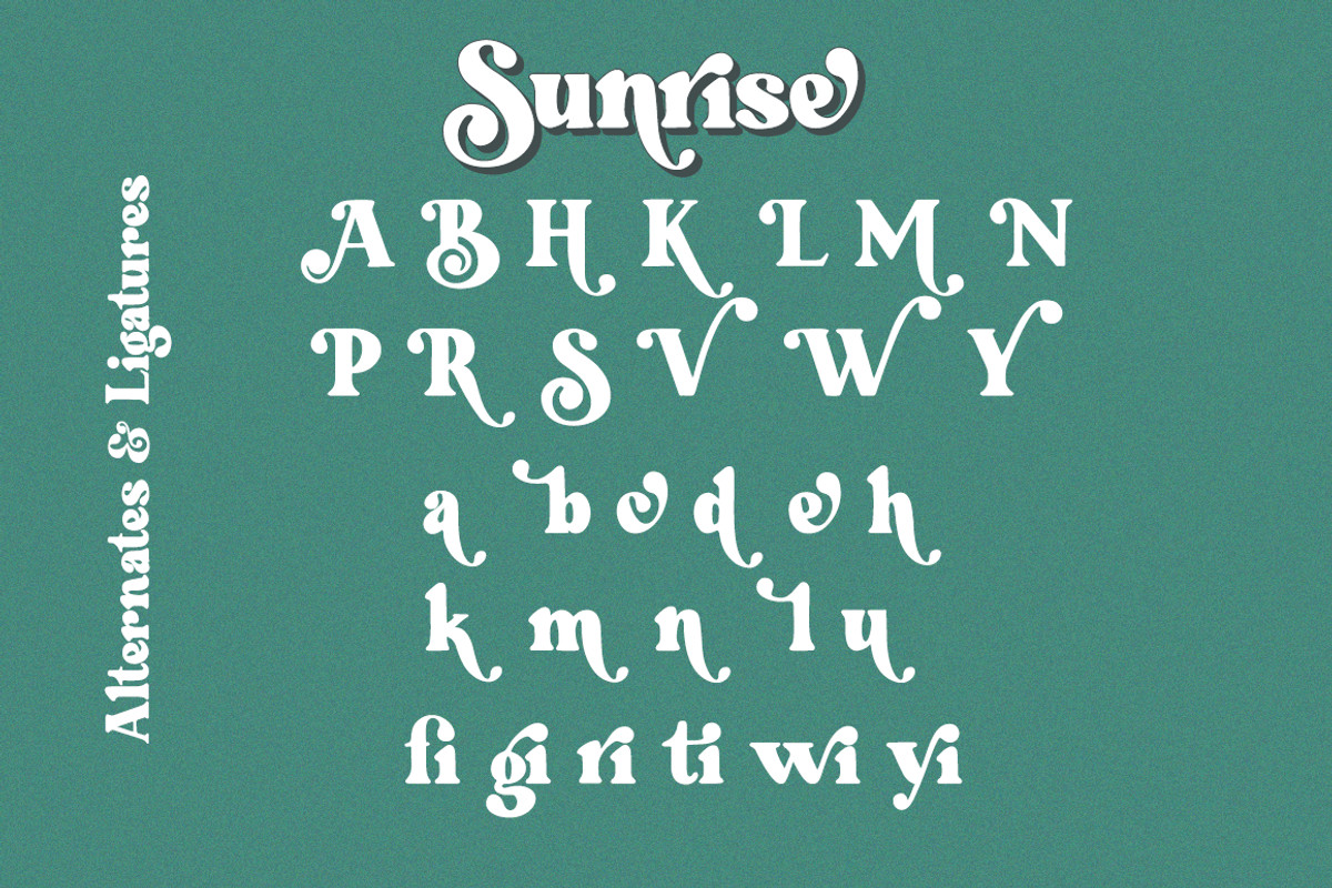 Sunrise - Haksen, a Serif Font by Haksen (Photo 9 of 10)
