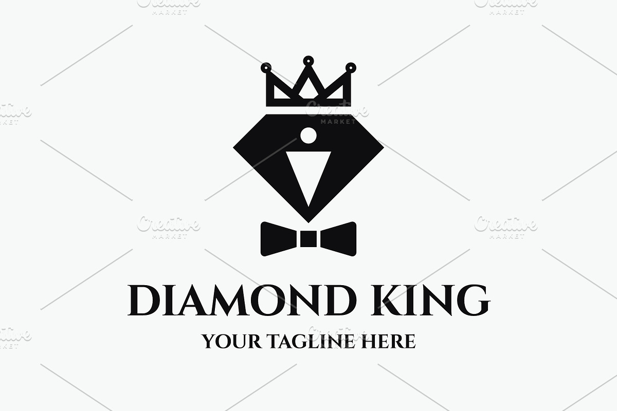 Diamond King Jeweler Logo, a Branding & Logo Template by Creattlle (Photo 2 of 3)