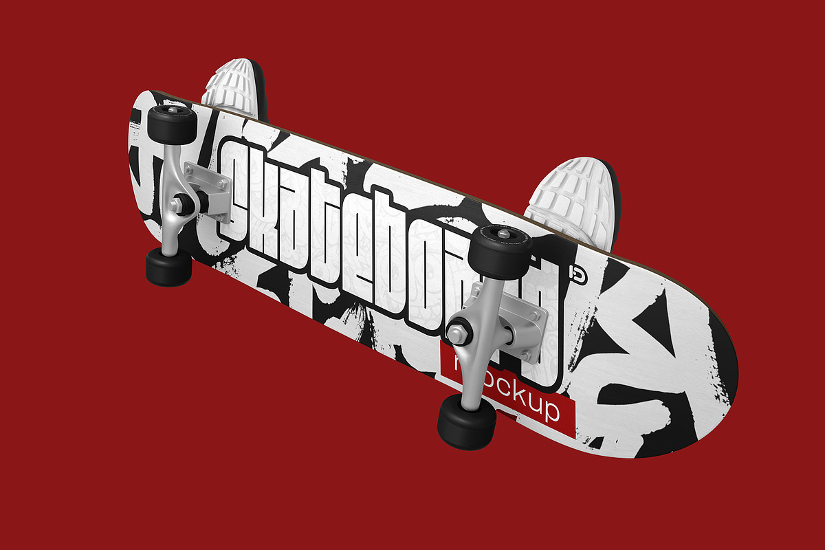Skateboard Mockup Set, an Advertising Mockup by ForgeDesign (Photo 5 of 7)
