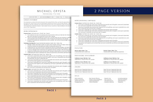 ATS Executive Resume Template