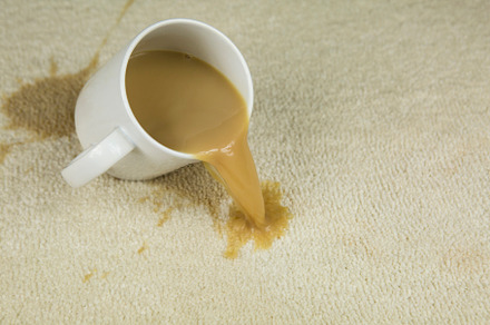 Cup of Tea Drink Spill on Carpet