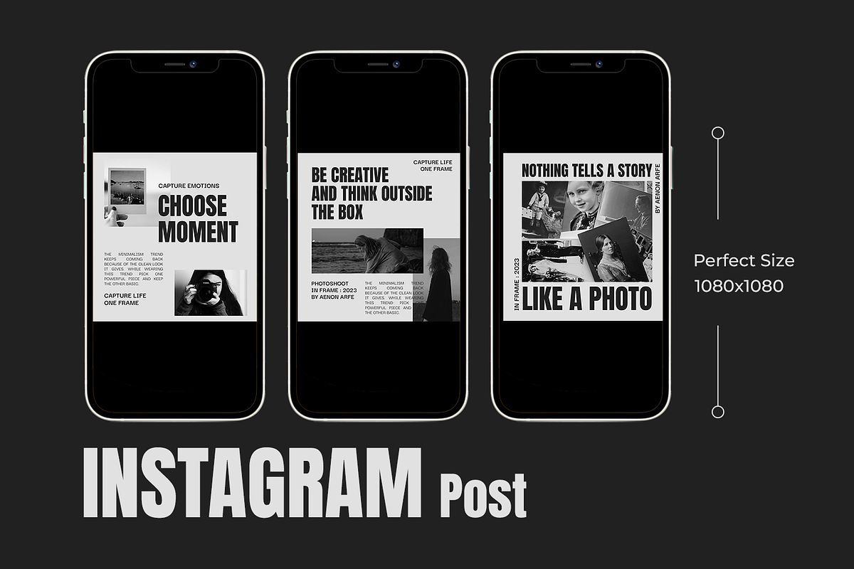 Framing Photography Instagram Templa, a Social Media Template by Shinra Labs (Photo 3 of 5)