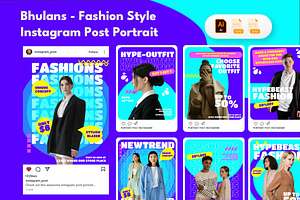 Urban Fashion - Instagram Bundle 01, a Social Media Template by Dhabee