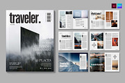 Magazine Template, a Magazine Template by BrandPacks (Thumbnail 1 of 6)