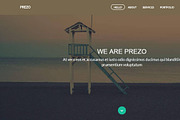 PREZO responsive business template, a Bootstrap Template by Bootstraptor (Thumbnail 2 of 3)