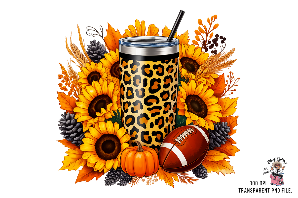 10 Leopard Print Tumbler PNG, a Graphic by Clipart Bloom (Photo 4 of 11)