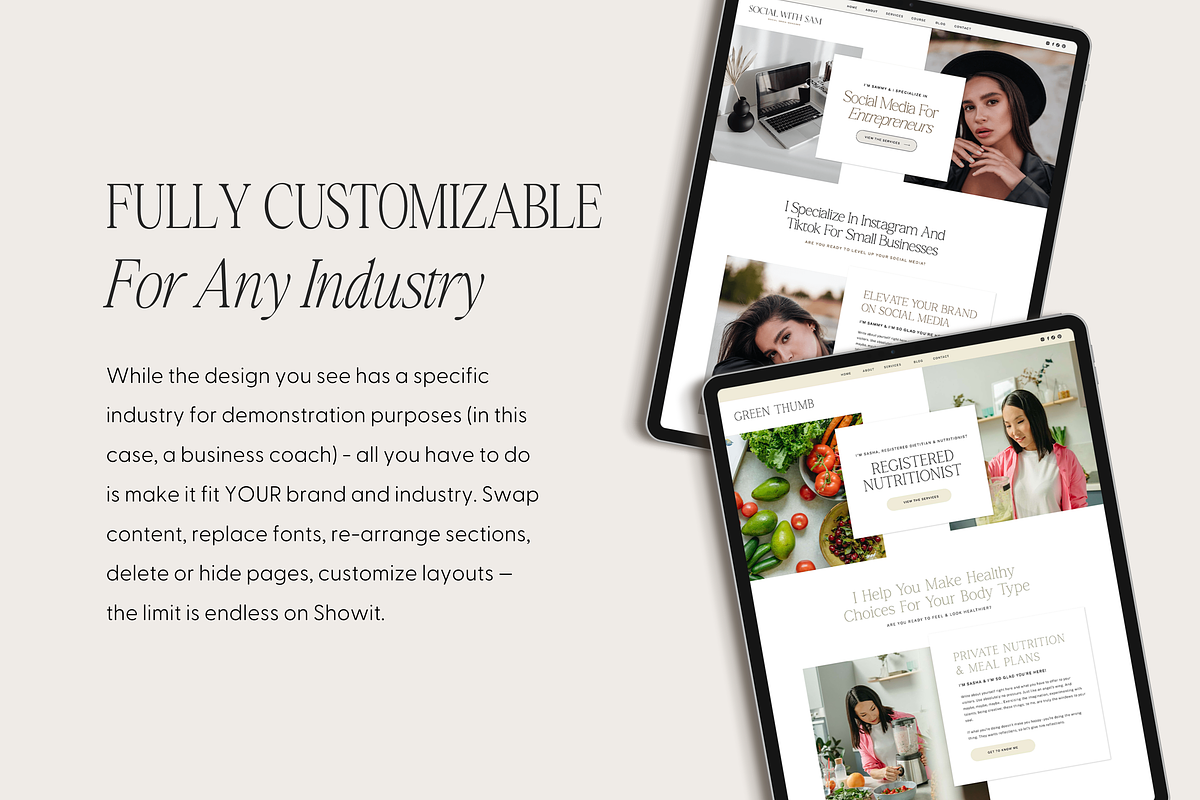 Showit Website Template | Samantha, a Websites & App Template by Create with Danielle (Photo 4 of 5)
