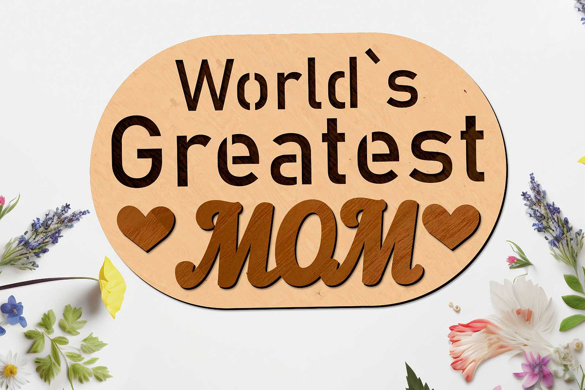 Mother's Day SET Multilayer Panels, a Templates & Theme by LaserCutano (Photo 9 of 11)