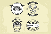 Vintage Motorcycle Badge Vol. 01, a Branding & Logo Template by Dikas Studio (Thumbnail 3 of 5)