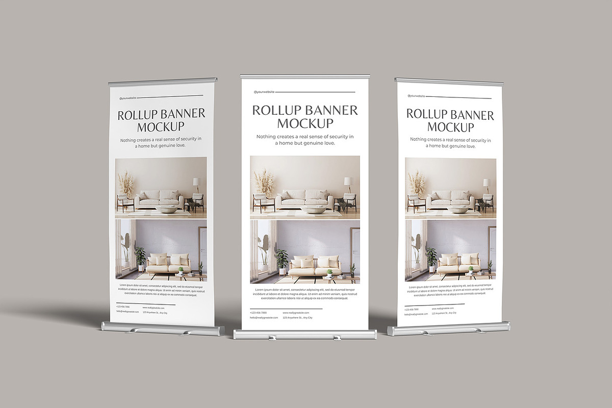 Rollup Banner Mockup, an Advertising Mockup by ZifaraDesign (Photo 7 of 11)