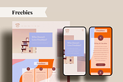 WIX Website Template Colorful Retro, a Wix Template by Warmsoulgallery (Thumbnail 5 of 9)
