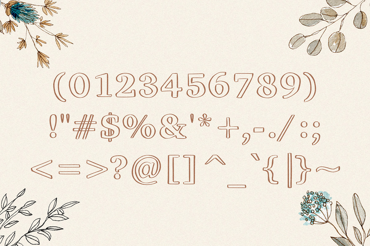 Viktoria - Outline Serif Typeface, a Serif Font by HipFonts (Photo 5 of 9)