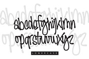 Wildspray Syndrome, a Handwritten Font by Ridha-38.lineart (Thumbnail 3 of 9)