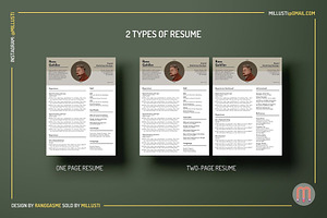 Minimalist Brown Coffee Resume Canva