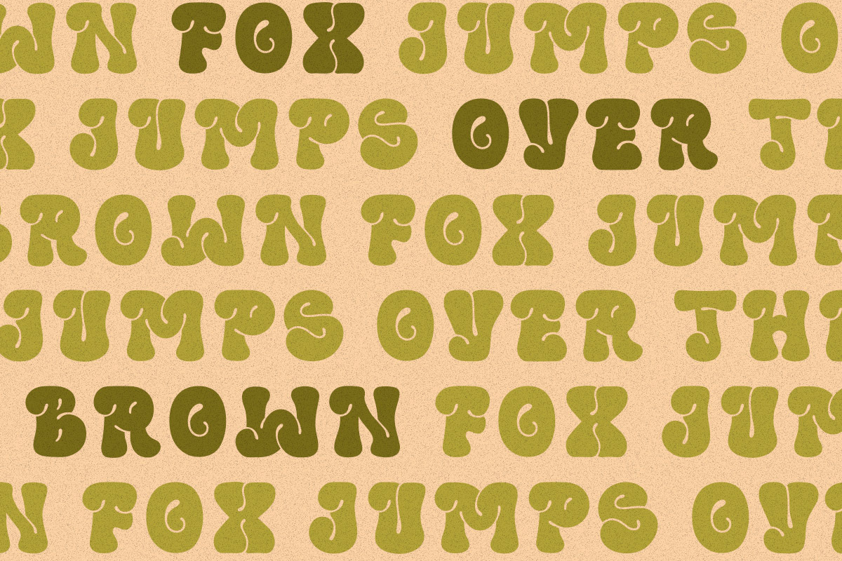 BloomBops | Psychedelic Typeface, a Font by Brew & Butcher Studio (Photo 8 of 10)