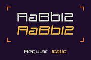 Saturn - sci-fi font, a Sans Serif Font by SelfBuild Type (Thumbnail 4 of 5)