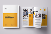 Employee Training Manual Template, a Brochure Template by StockInDesign (Thumbnail 1 of 10)