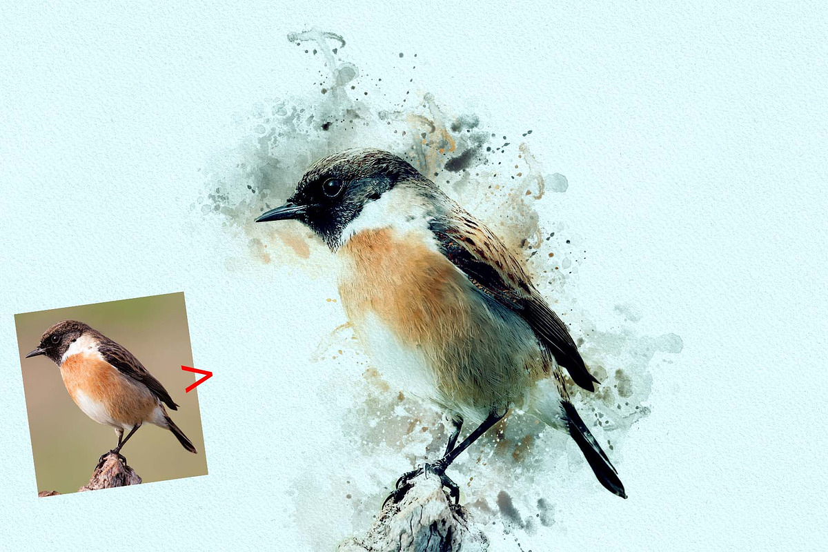 True Watercolor Photoshop Action, an Action Add-On by Photoshop Action (Photo 2 of 11)