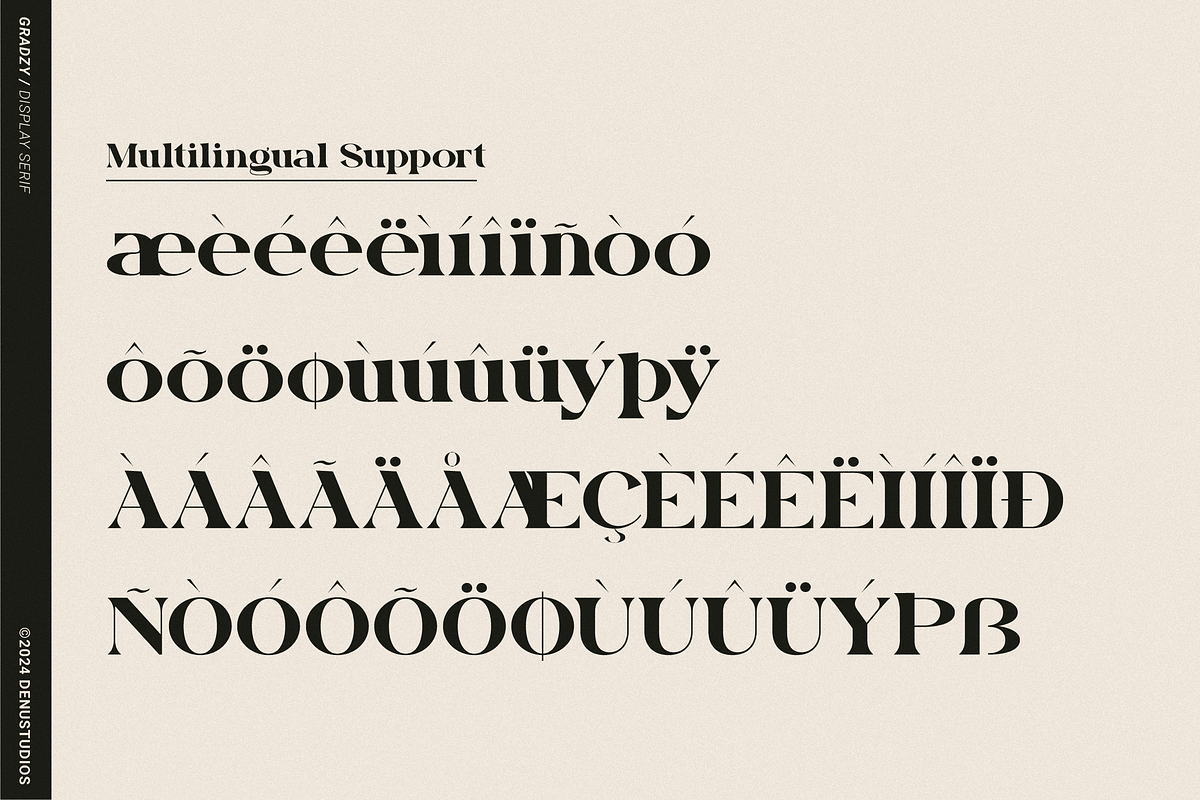 Gradzy | Display Serif Font, a Serif Font by Denustudios (Photo 12 of 13)