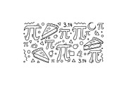 Math Pi Symbol Typography Bundle, an Education Illustration by Designer_Momina (Thumbnail 8 of 16)