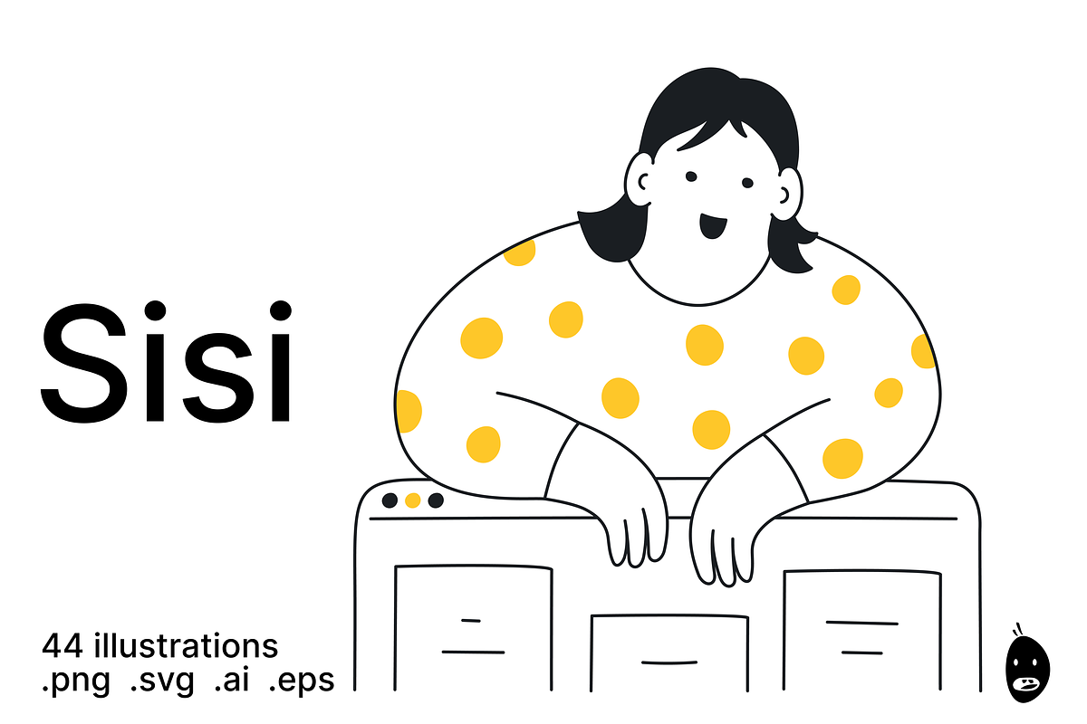 Sisi: 44 Minimal Illustrations, an Illustration by BadBrother (Photo 1 of 19)