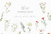 Wild Flower Field, a Decorative Illustration by heyiamalice (Thumbnail 3 of 10)