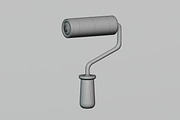 Paint Roller Brush, an Object 3D Model by fahad121 (Thumbnail 5 of 8)