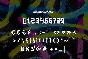 Xanovre - Unique Graffiti Font