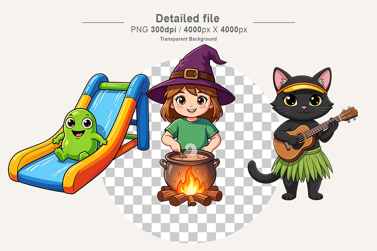 Summerween Sublimation PNG, a Seasonal Illustration by Artnoy (Photo 3 of 18)