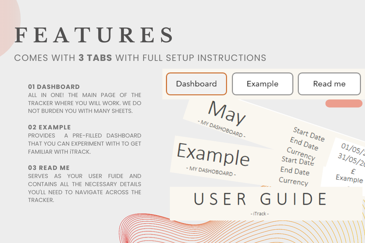 Monthly Budget Planner, a Templates & Theme by iScoop (Photo 3 of 10)