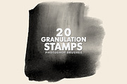Granulation Stamps Photoshop Brushes, a Brush Add-On by AB-TheDesigner (Thumbnail 1 of 4)