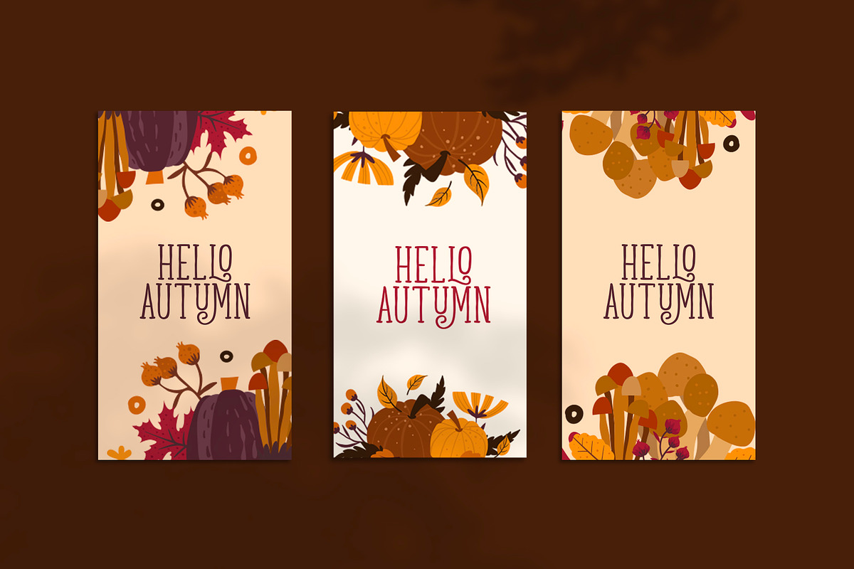 Fall Autumn Vector Element, an Object Graphic by Firman Bayu (Photo 3 of 7)