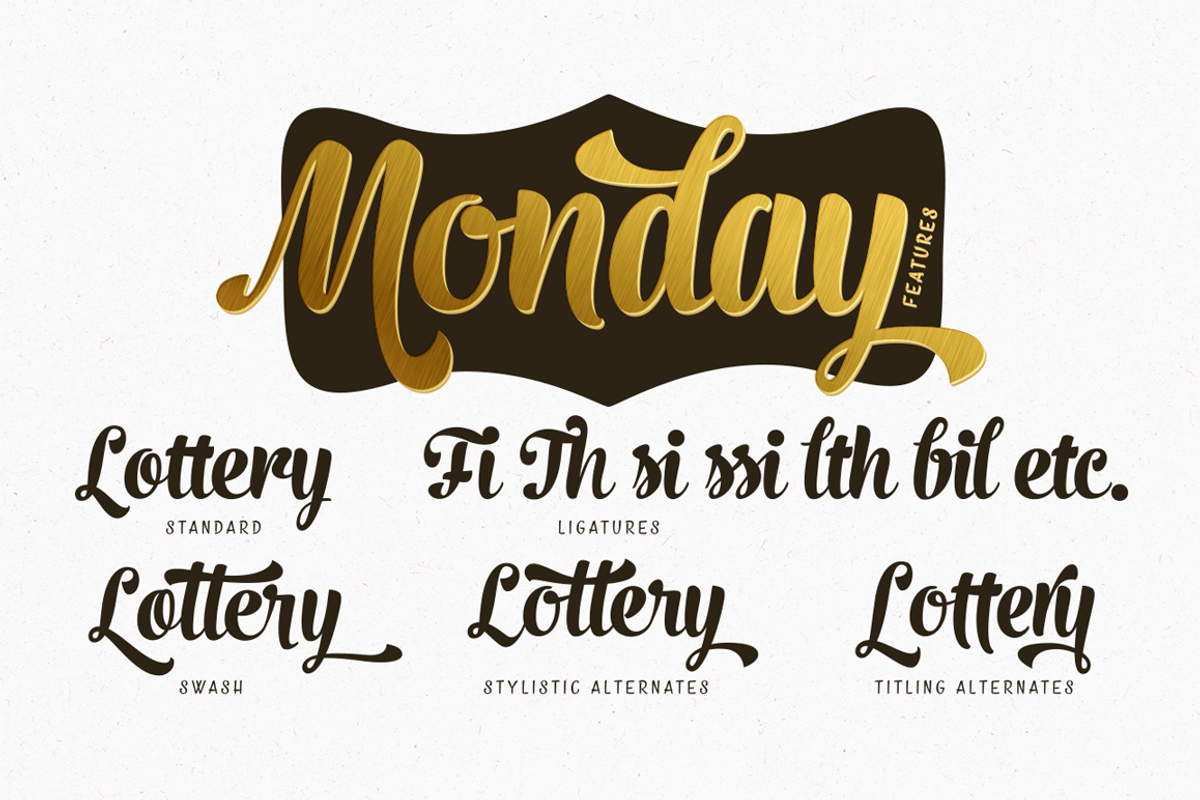 Monday Script Family preview 5