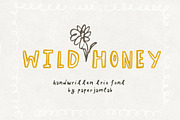 Wild Honey. Whimsical Font, a Handwritten Font by PaperJamLab (Thumbnail 1 of 15)