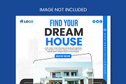 Real estate social media banner, a Decorative Illustration by Photoshop Action (Thumbnail 12 of 17)