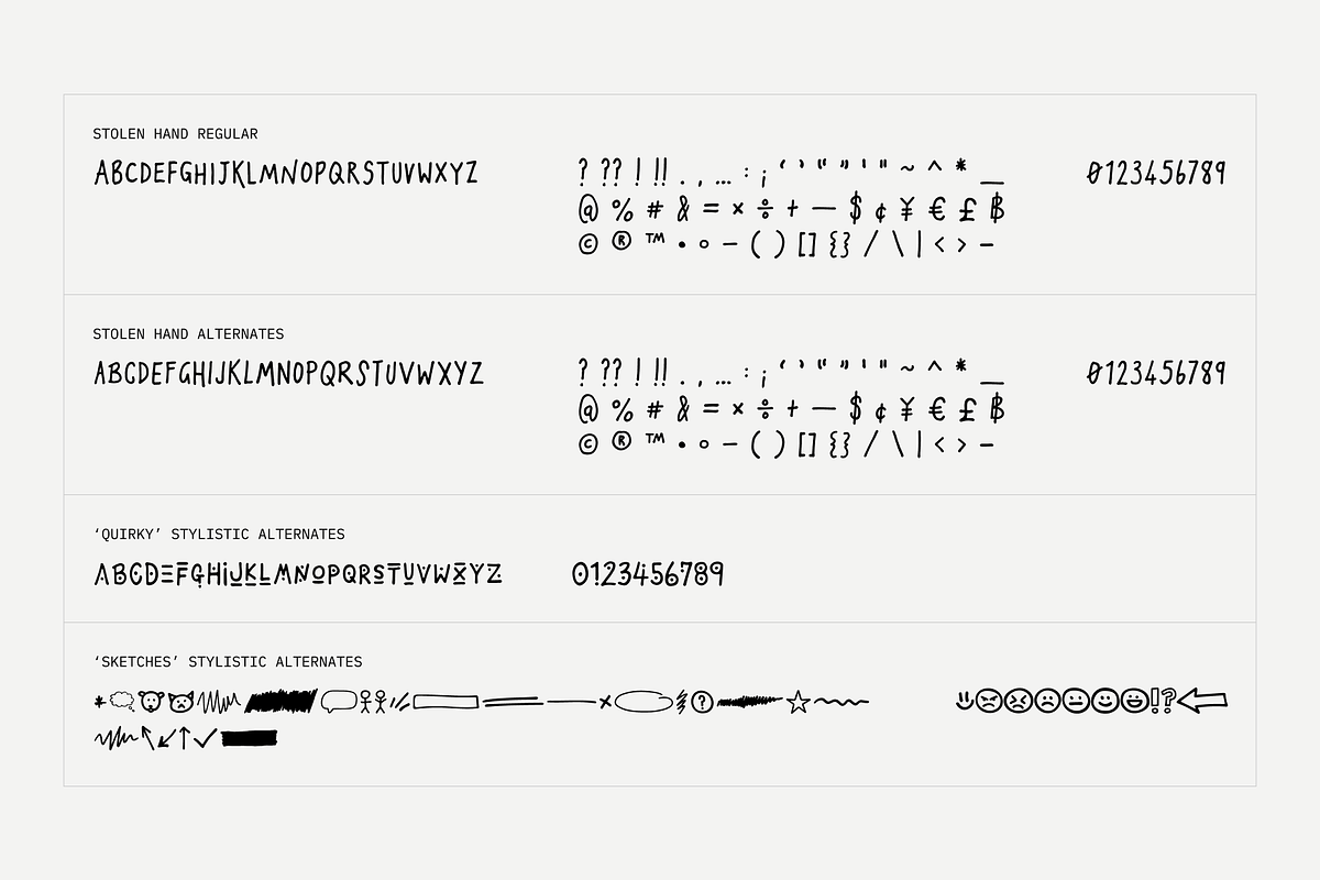 Stolen Hand Marker Font, a Handwritten Font by TYPEHEIST (Photo 6 of 10)