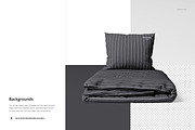 Bedding Set Many Sizes Mockup Set, a Household Mockup by creatsy5 (Thumbnail 10 of 12)