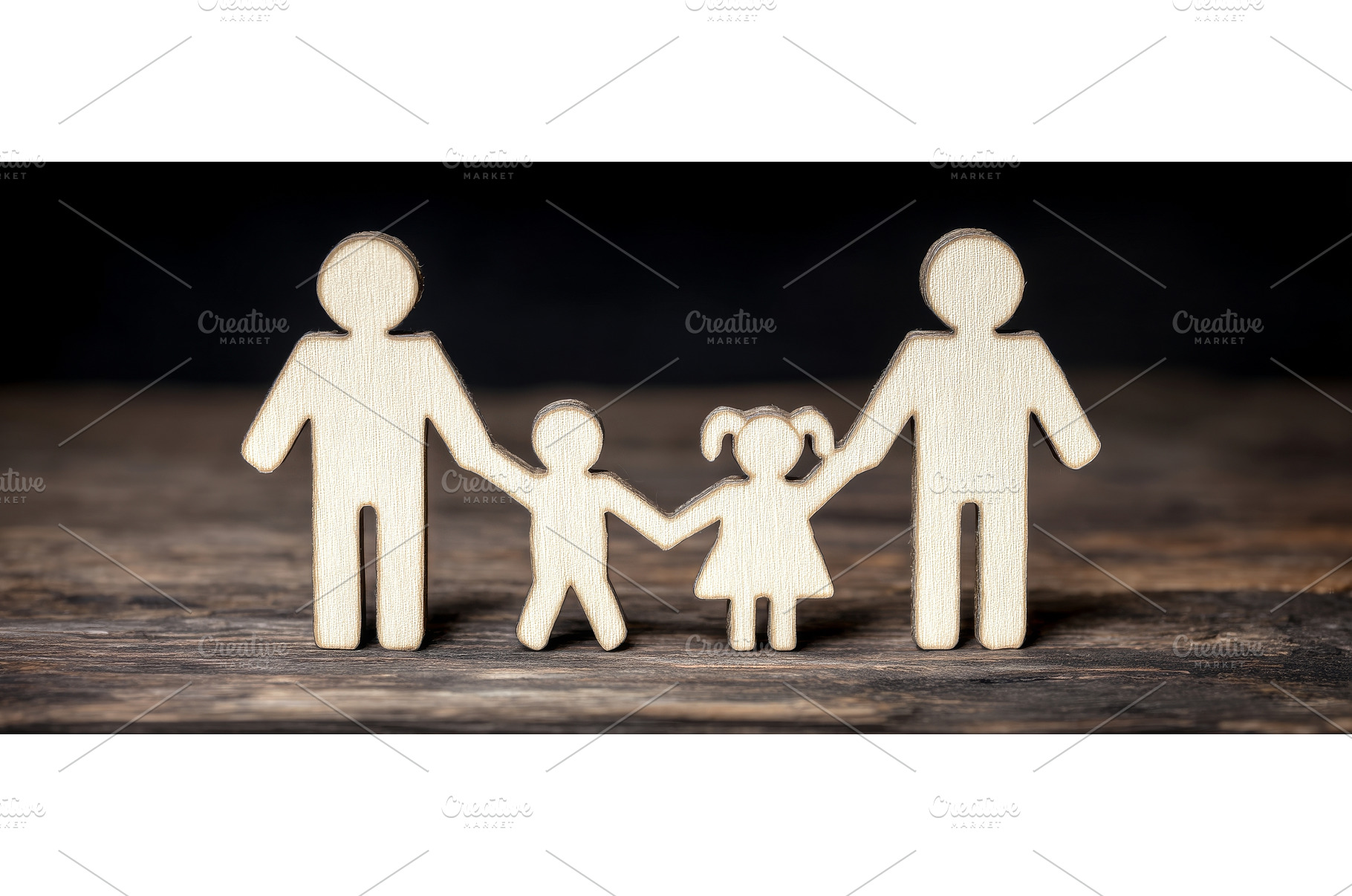 A family cutout made of paper is, a Person Photo by ZinetroN