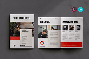 White Paper, a Brochure Template by Occy Design